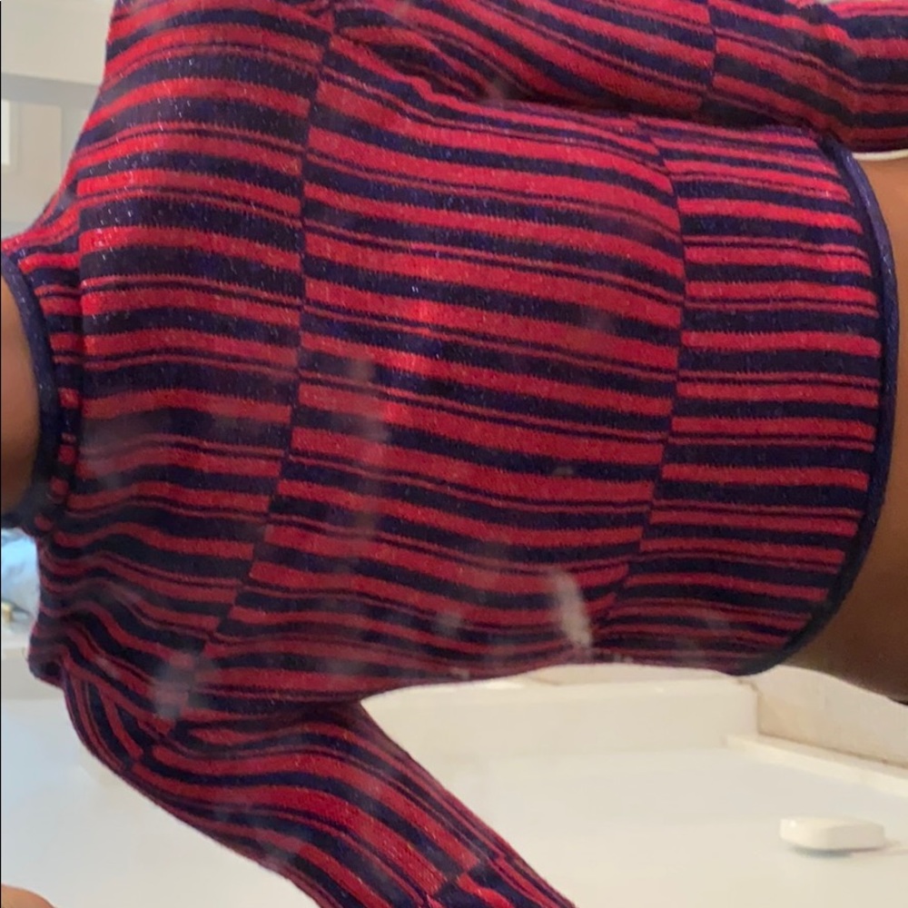 High necked funky long sleeve shirt!!